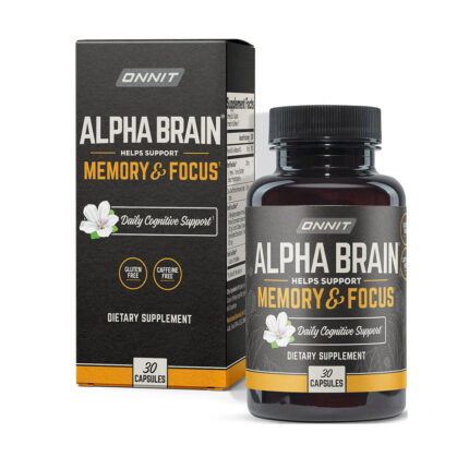 ONNIT Alpha Brain Nootropic Brain Supplement, 30 Count, for Men & Women
